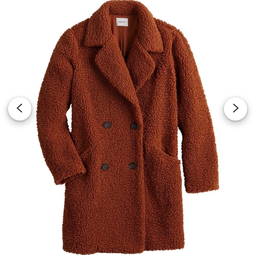 Nine West Teddy Coat Size M